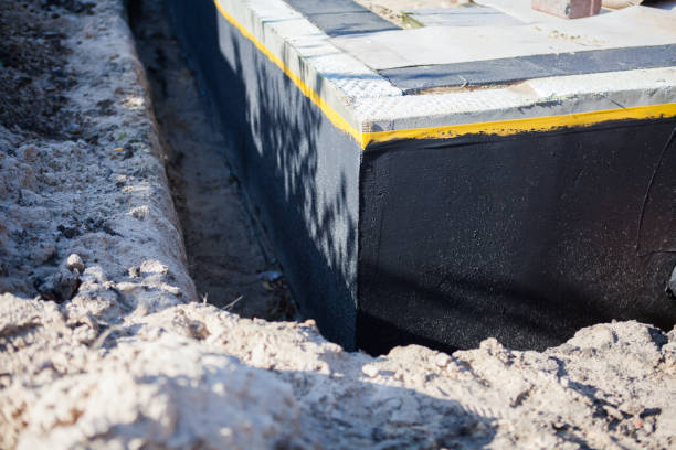 Residential Waterproofing installation at a Lynchburg, OH home by SJ Waterproofing Pros
